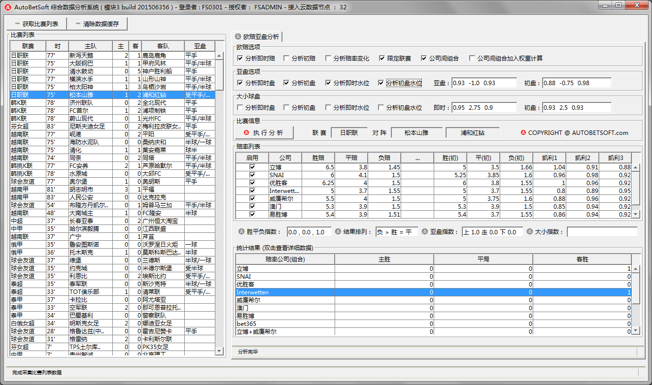 autobetsoft足球分析软件