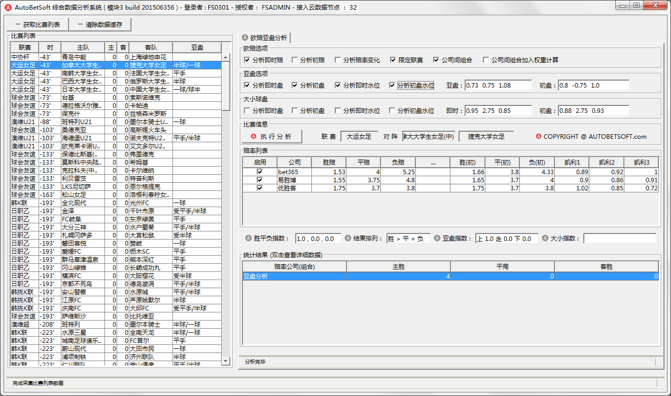 autobetsoft足球分析软件