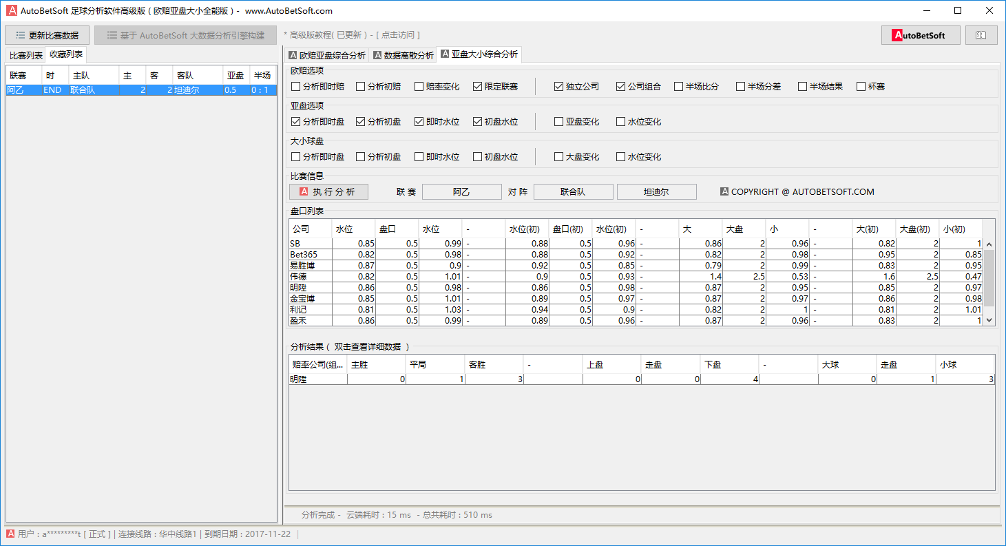 欧赔亚盘大小球分析软件-亚盘-选项2